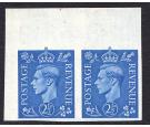 SG489c. 1941.  2 1/2d Light ultramarine. 'Imperforate'. U/M Corn