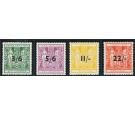 SG F187-F190. 1940 Set of 4. Extremely fine fresh mint...