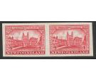 SG239a. 1933 4c Carmine 'Imperforate Pair'. Brilliant U/M...