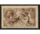 SG414. 1918 2/6 Chocolate-brown. Superb fresh U/M mint...