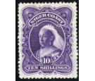 SG74b. 1898 10/- Bright violet. Superb well centred mint with br