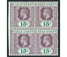 SG100. 1921 15/- Dull purple and green. Superb perfectly centred