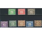 SG D19-D26. 1936 Set of 8. Extremely fine mint...