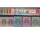 JIND. SG109-125. 1937 Set upto 15r. Superb fresh mint...