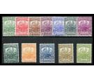 SG130-141. 1919 Set of 12. Choice superb fresh mint...