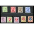 SG139-147. 1903 Set of 9. Brilliant fresh mint...