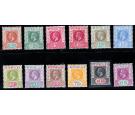 SG71-81. 1912 Set of 11 (plus shade). Superb fresh mint...