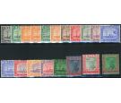 SG68-85. 1935 Set of 18 (plus SG70a). Superb fresh mint...