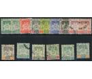 SG1-12. 1911 Set of 15 (inc. shades). Superb used...