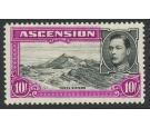 SG47. 1938 10/- Black & Bright purple. U/M mint gem...