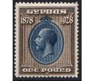 SG132. 1928 £1 Blue and bistre-brown. Superb U/M mint...