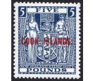 SG98b. 1932 £5 Indigo-blue. Choice superb well centred U/M mint