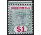 SG63. 1899 $1 Green and carmine. Brilliant fresh mint...