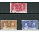 SG96s-98s. 1937 Set of 3 'SPECIMEN'. Superb fresh mint...