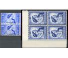 SG255-256. 1948 Set of 2. Brilliant U/M mint blocks of 4...