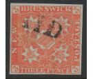 SG2. 1851 3d Dull red. Beautiful used...