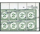 SG D20 Variety. 1965 2p on 2d Green. 'Value Omitted'. U/M mint..