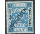 SG2s. 1918 5m. on 1p. Cobalt-blue. 'SPECIMEN'. Superb...