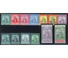 SG149-156. 1913 Set of 8 plus shades. Superb mint...