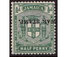 SG68c. 1916 1/2d Yellow-green. 'Overprint Inverted'. U/M mint...