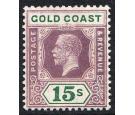 SG100a. 1924 15/- Dull purple and green. (Die II). Choice superb