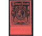 SG69. 1914 £1 Black/red. Brilliant fresh sheet marginal mint..