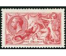 SG416. 1919 5/- Rose-red. Choice superb fresh U/M mint...