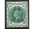 SG O32. 1902 1/2d Blue-green. Superb fresh mint...