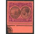 SG91. 1923 £1 Black and purple/red. U/M mint 'Plate' Gem...