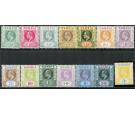 SG72-85. 1909 Set of 14. Superb mint...