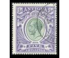 SG51. 1913 5/- Grey-green and violet. Attractive fine used...