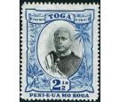 SG43a. 1897 2 1/2d Black and blue. No fraction bar in '1/2'...