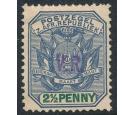 SG4. 1900 2 1/2d Blue and green. Extremely fine mint...