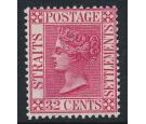 SG94a. 1894 3c on 32c Carmine-rose. 'Surcharge Omitted'. Superb 
