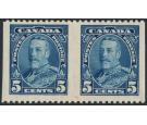 SG345a. 1935 5c Blue. 'Imperforate Between' Pair U/M...