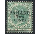 SG10. 1891 2c on 24c Green. Superb well centred mint...