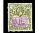 SG15dc.1927 5d Purple and olive-green. 'Cleft Rock'. Choice supe