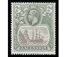 SG13a. 1924 2d Grey-black and grey. 'Broken Mainmast'. Superb fr