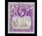 SG17b. 1924 8d Grey-black and bright violet. 'Torn Flag'. Brilli