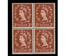 SG605a. 1959 2d Light red-brown. Post Office fresh U/M block of