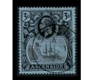 SG20. 1924 3/- Grey-black and black/blue. Exceptionally superb u