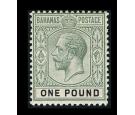 SG89. £1 Dull green and black. Superb fresh mint with beautiful