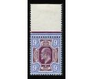 SG251. 1902 9d Slate-purple and ultramarine. Pristine U/M mint m