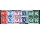 SG97-101. 1956 Set of 5. Brilliant used blocks...