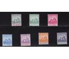 SG135-144. 1905 Set of 7. Superb fresh mint...