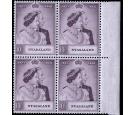 SG162. 1948 10/- Mauve. Post Office fresh U/M block...