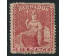 SG29. 1861 6d Rose-red. Very fine mint...