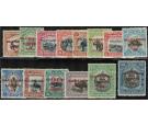 SG253-275. 1922 Set of 14. Superb fresh mint...