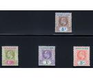 SG13-16. 1907 Set of 4. Superb fresh mint...