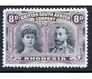 SG185. 1910 8d Black and purple. Perforation 13.5. Superb fresh 